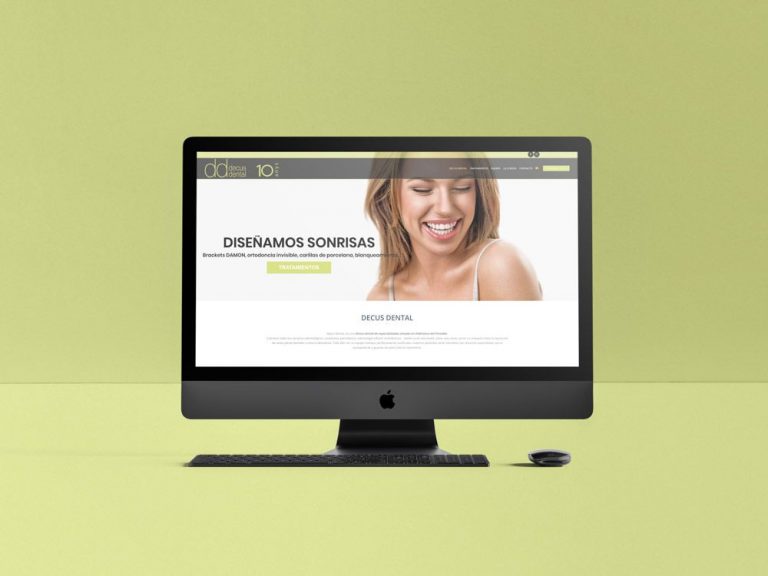 diseño de página web para clínica dentista