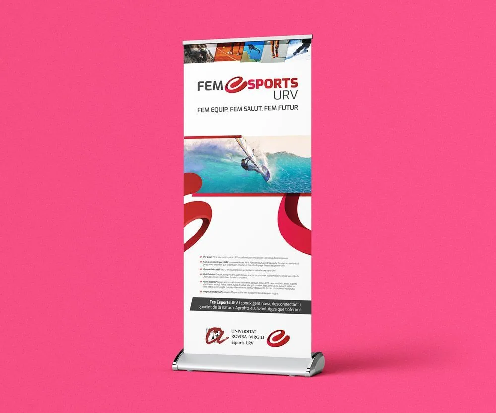 Roll-up de Fem Esports URV