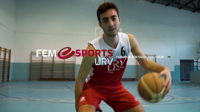 Fotograma del vídeo de Fem Esports URV: jugador de básquet