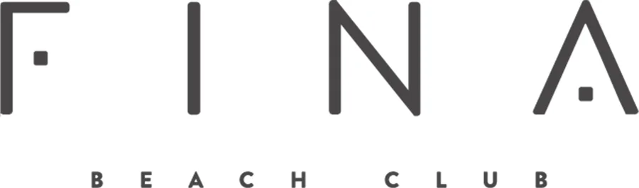 Logotipo de Fina Beach Club sobre fondo claro