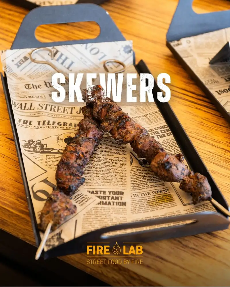 Publicación real de FireLab: Skewers