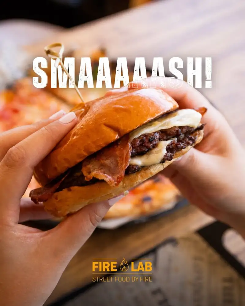 Publicación real de FireLab: Smash burgers