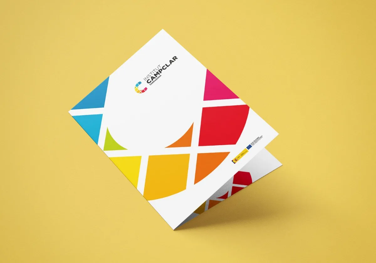 Carpeta corporativa del Institut Campclar, exterior