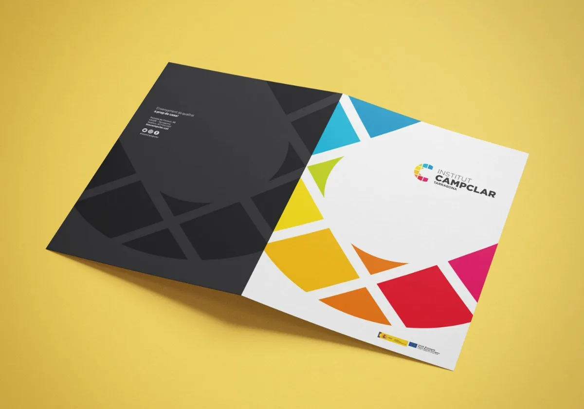Carpeta corporativa del Institut Campclar abierta