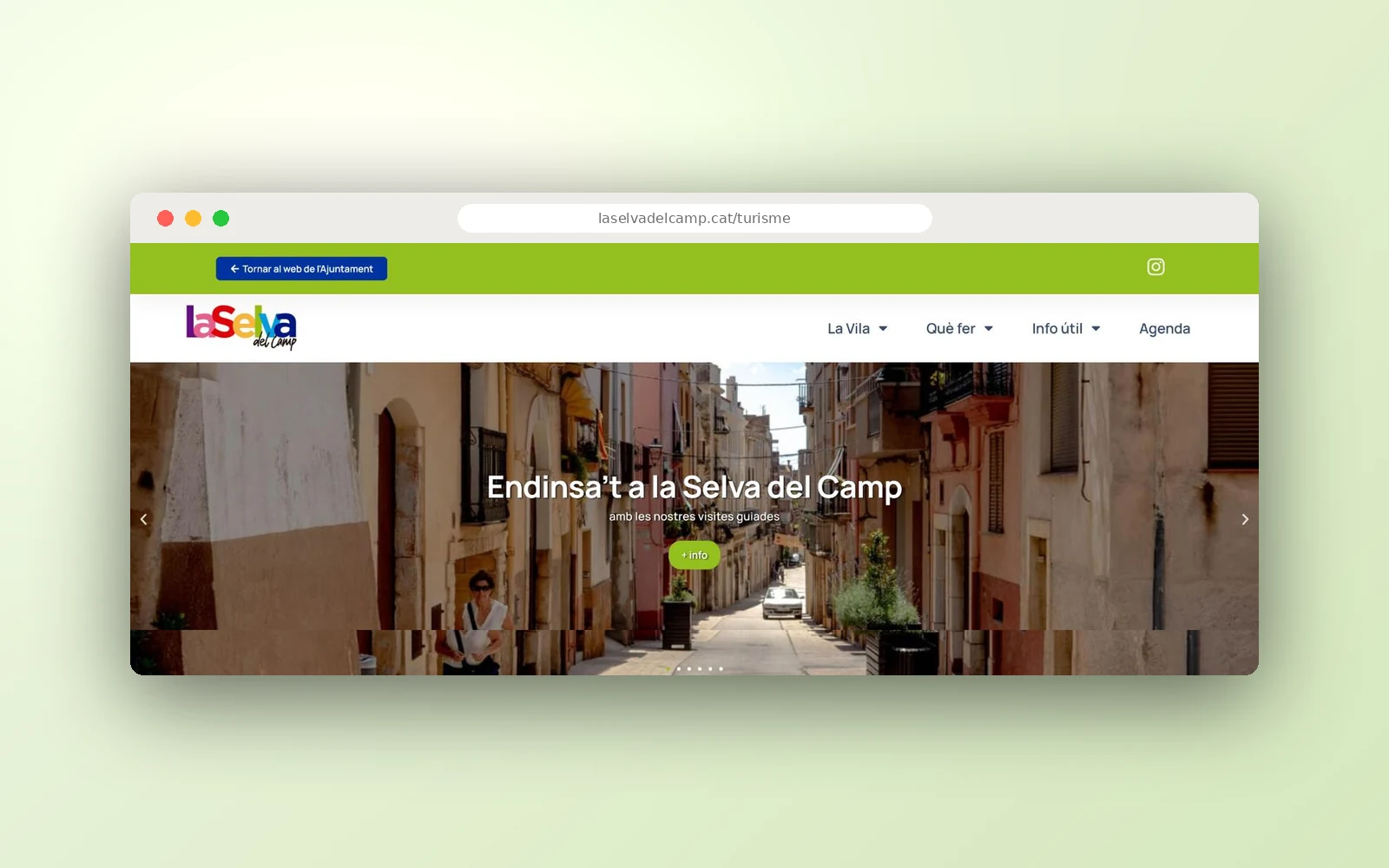 Web de turismo de la Selva del Camp