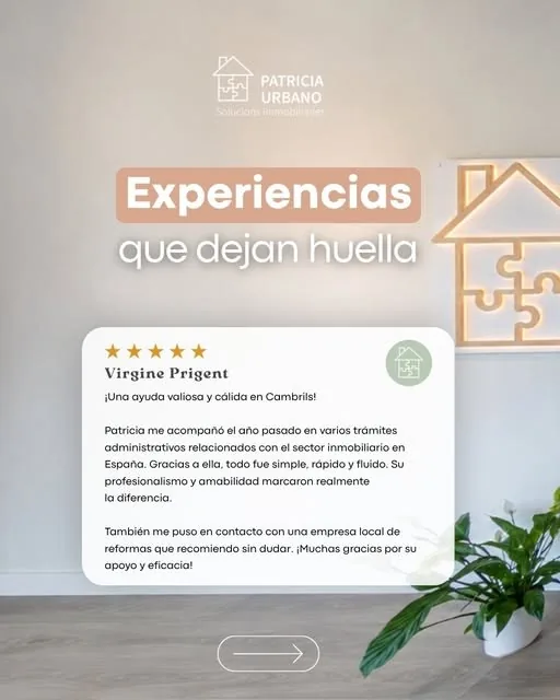 Publicación Experiencias que dejan huella con la opinión de una clienta