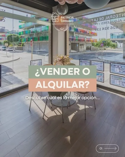 Publicación ¿Vender o alquilar? en la oficina de Patricia Urbano
