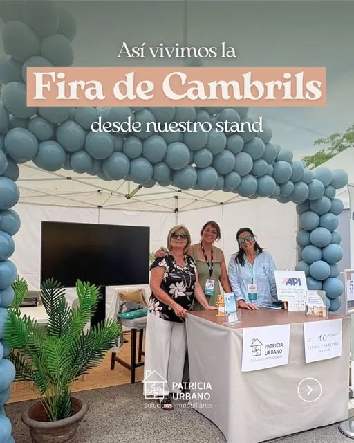 Publicación del stand de Patricia Urbano en la Fira de Cambrils