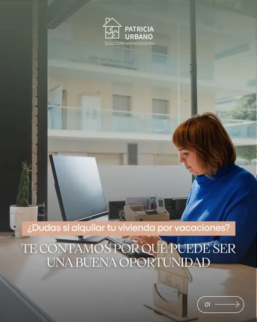 Publicación sobre el alquiler vacacional de una vivienda
