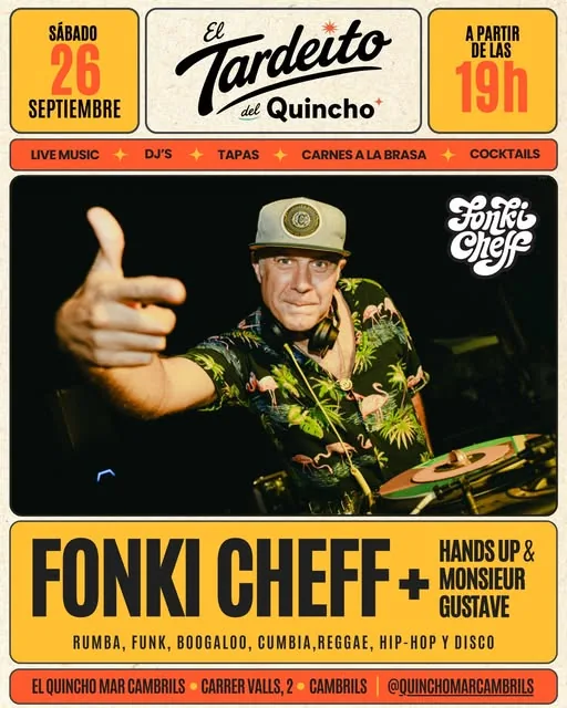 Cartel de El Tardeíto: Fonki Cheff
