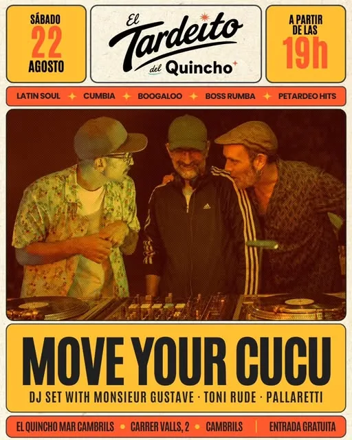 Cartel de El Tardeíto: Move Your Cucu