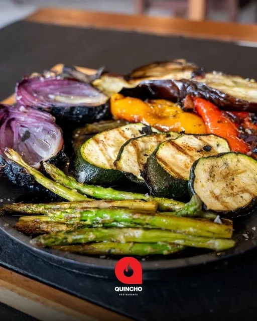 Verduras a la brasa de Quincho